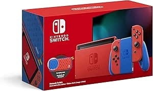 Nintendo switch mario red & blue 32go en boîte - parfait état